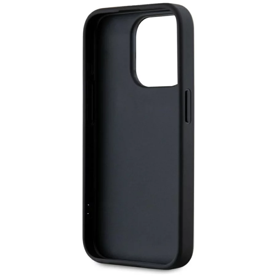 Etui Karl Lagerfeld Saffiano Athleisure Stripes Cord na iPhone 15 Pro - czerwone