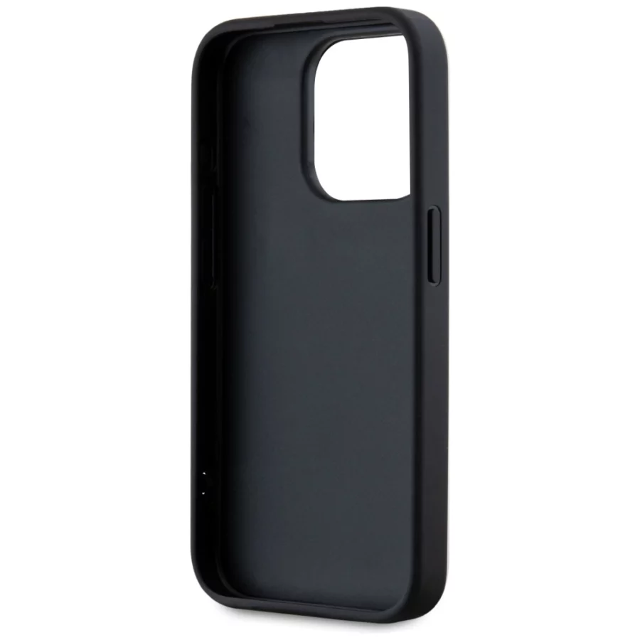 Etui Karl Lagerfeld Saffiano Athleisure Stripes Cord na iPhone 15 Pro Max - czerwone