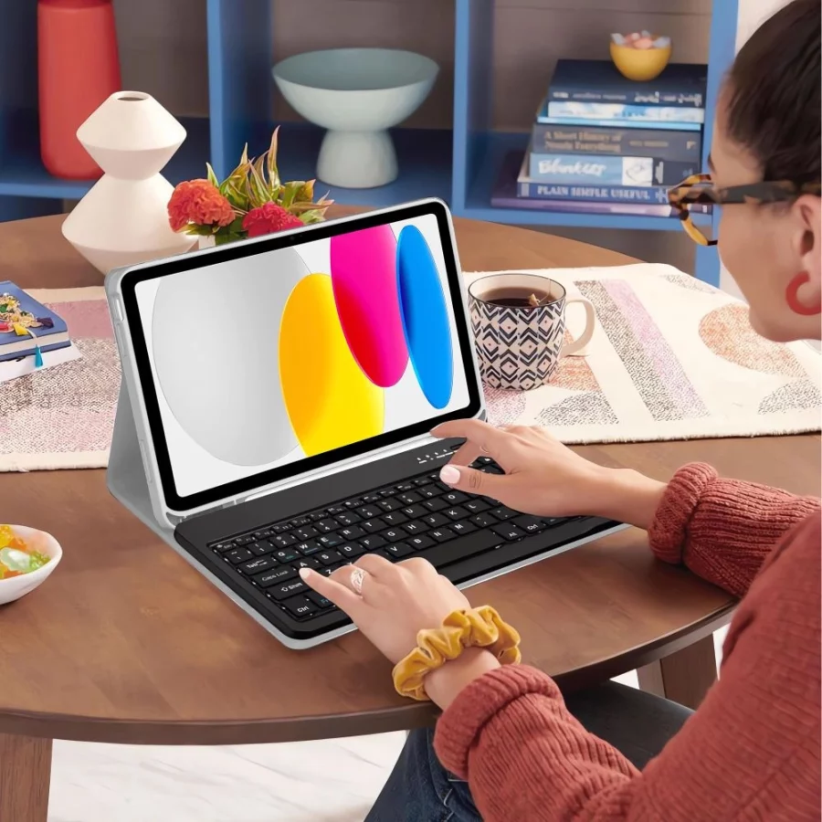 Etui Tech-Protect SC Pen + Keyboard na iPad 10.9" 2022 (10 gen.) / 11" 2025 (11 gen.) - szare