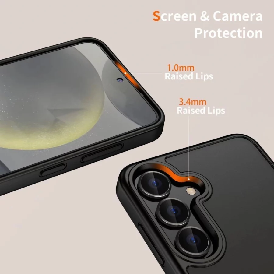 Etui Tech-Protect MagMat na Samsung Galaxy S25 Edge - czarny mat