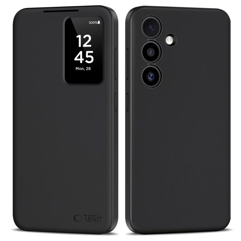 Etui Tech-Protect Smart Wallet na Samsung Galaxy S25+ - czarny mat