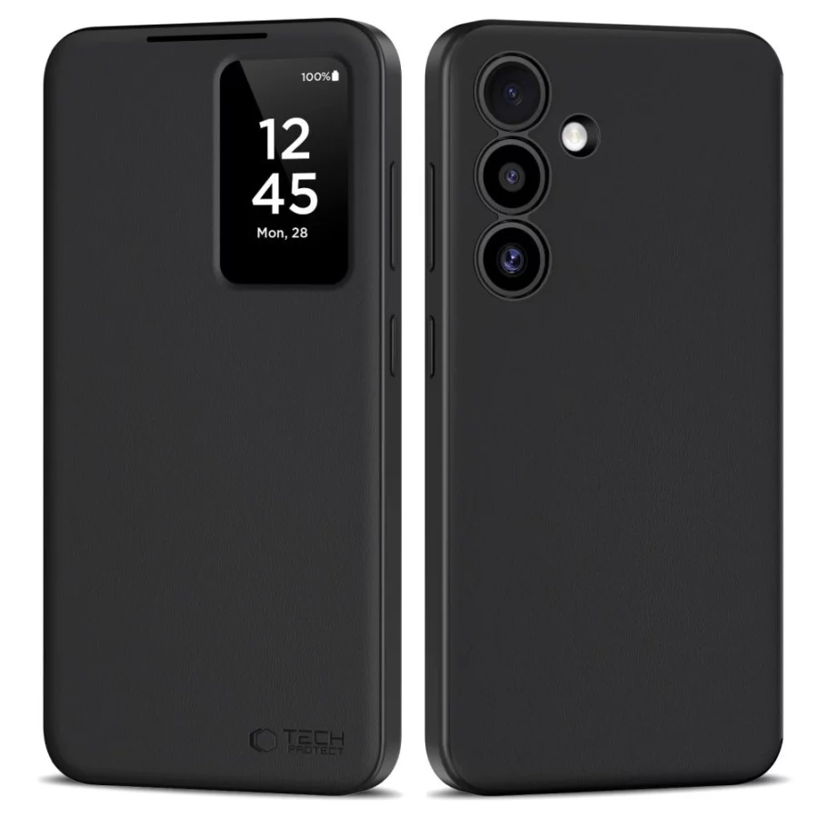 Etui Tech-Protect Smart Wallet na Samsung Galaxy S25+ - czarny mat