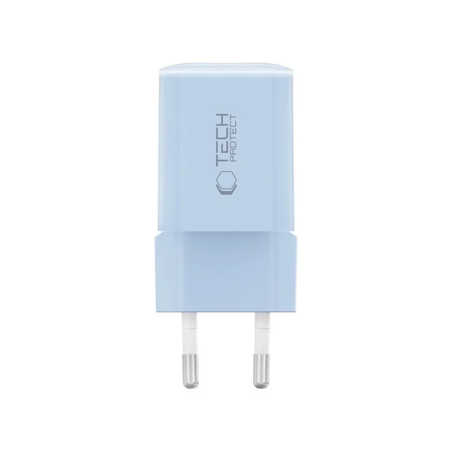 Ładowarka sieciowa Tech-Protect NCM33W 2-porty PD33W/QC3.0 - niebieska