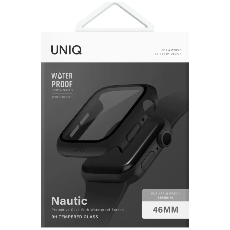 Etui UNIQ Nautic na Apple Watch 46 mm - czarne