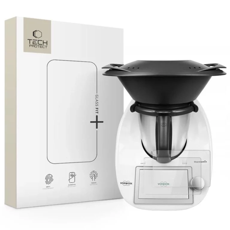 Szkło hartowane Tech-Protect Glass Fit+ 2-pack na Thermomix TM6 - przezroczyste