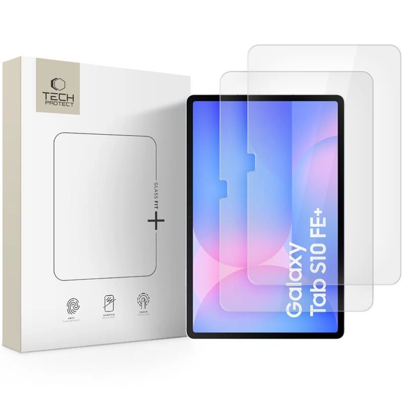 Szkło hartowane Tech-Protect Glass Fit+ na Samsung Galaxy Tab S10 FE+ 13.1 620 / X626B