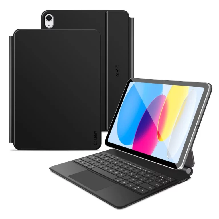 Etui Tech-Protect Smartcase Magnetic z klawiaturą na iPad 10.9” 2022 / iPad 11” 2025 - czarne