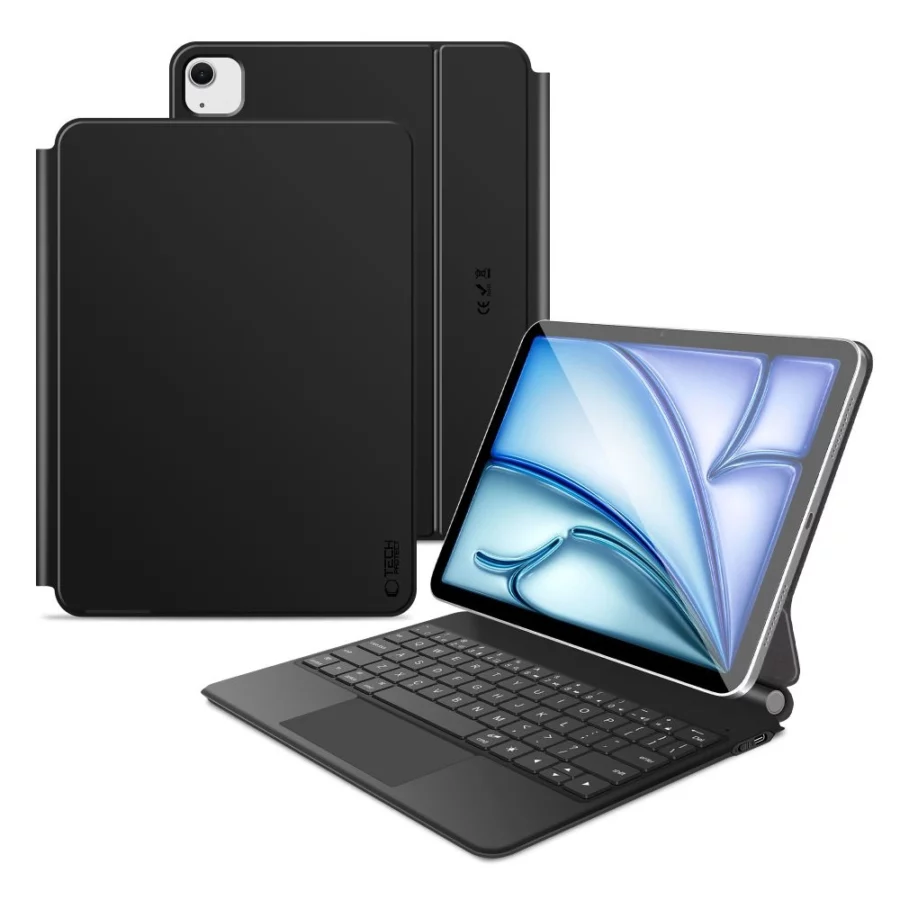 Etui Tech-Protect Smartcase Magnetic z klawiaturą na iPad Air 10.9” (2020/2022) / 11” (2024/2025/2026) - czarne