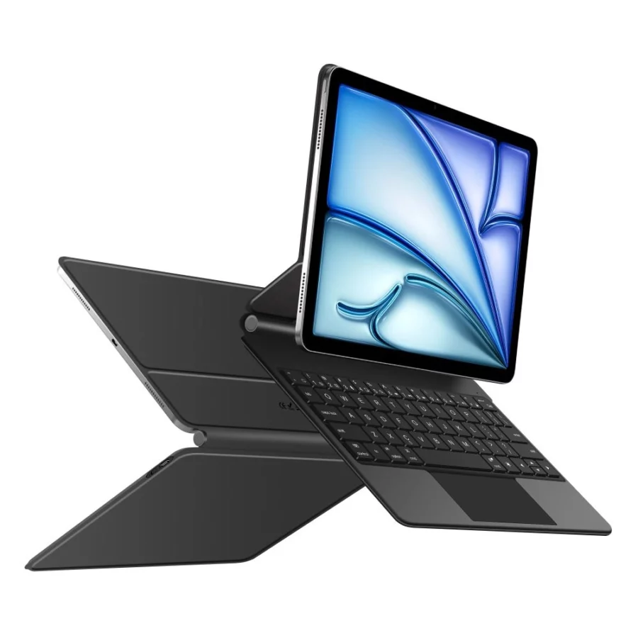 Etui Tech-Protect Smartcase Magnetic z klawiaturą na iPad Air 10.9” (2020/2022) / 11” (2024/2025/2026) - czarne