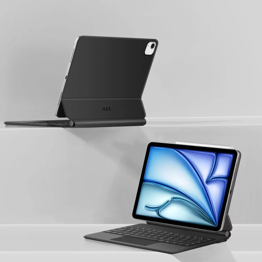 Etui Tech-Protect Smartcase Magnetic z klawiaturą na iPad Air 10.9” (2020/2022) / 11” (2024/2025/2026) - czarne