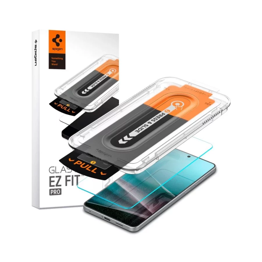 Szkło hartowane Spigen Glas.TR ”Ez Fit” Pro na Samsung Galaxy S25 Edge