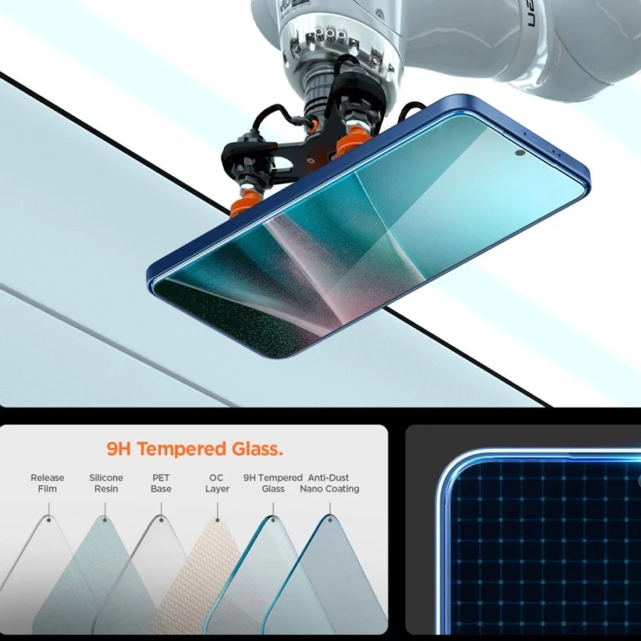 Szkło hartowane Spigen Glas.TR ”Ez Fit” Pro na Samsung Galaxy S25 Edge