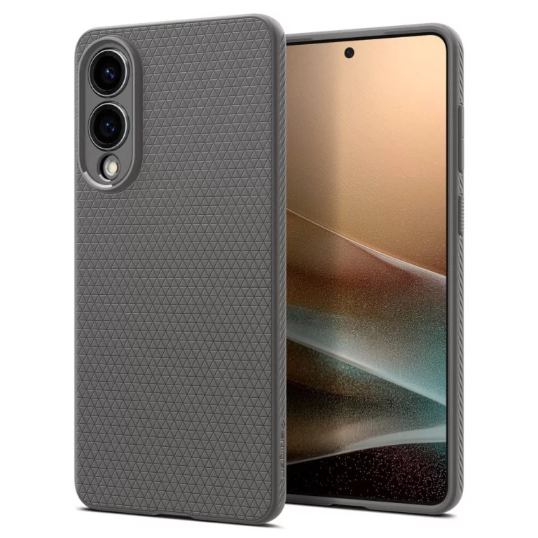 Etui Spigen Liquid Air na Samsung Galaxy S25 Edge - szare