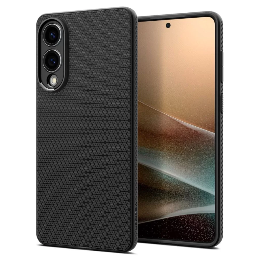Etui Spigen Liquid Air na Samsung Galaxy S25 Edge - czarne