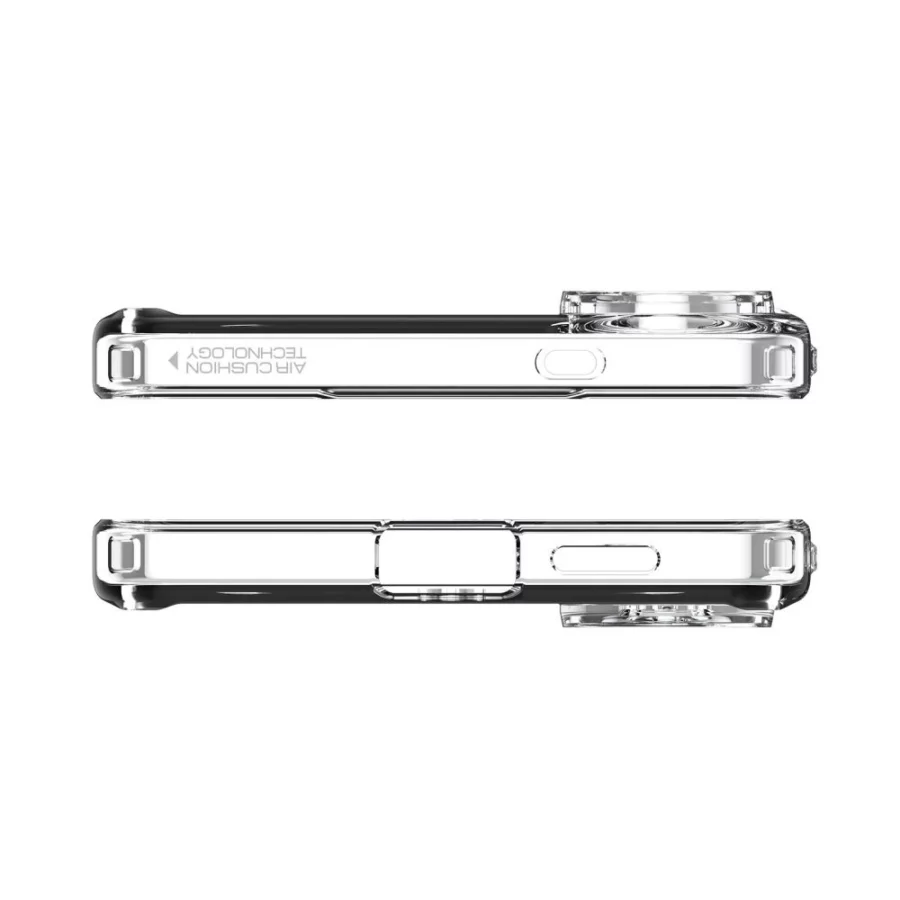 Etui Spigen Ultra Hybrid Mag z MagSafe na Samsung Galaxy S25 Edge z nadrukiem - przezroczyste
