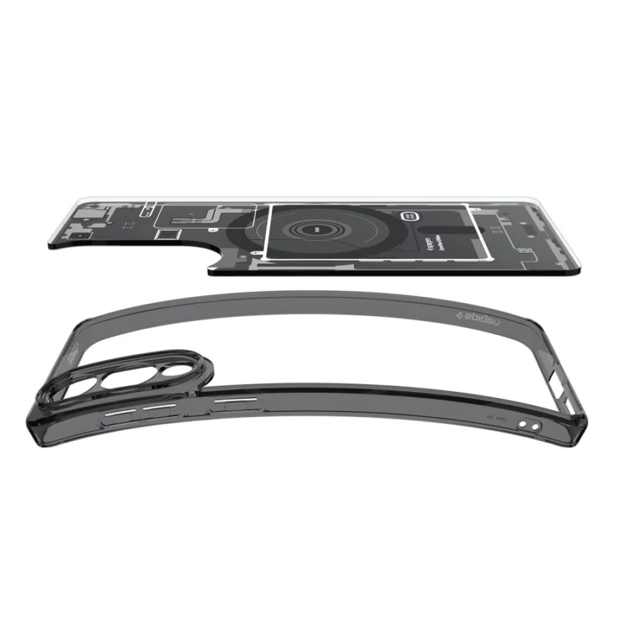 Etui Spigen Ultra Hybrid Mag z MagSafe na Samsung Galaxy S25 Edge z nadrukiem - czarne