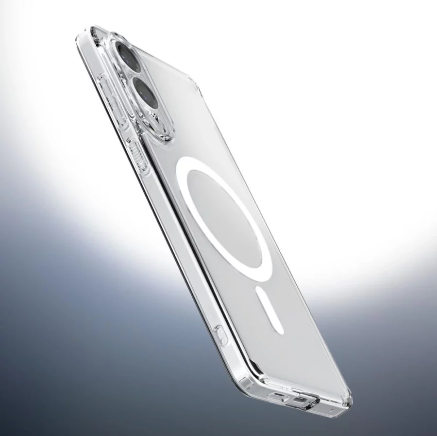 Etui Spigen Ultra Hybrid Mag z MagSafe na Samsung Galaxy S25 Edge - przezroczyste