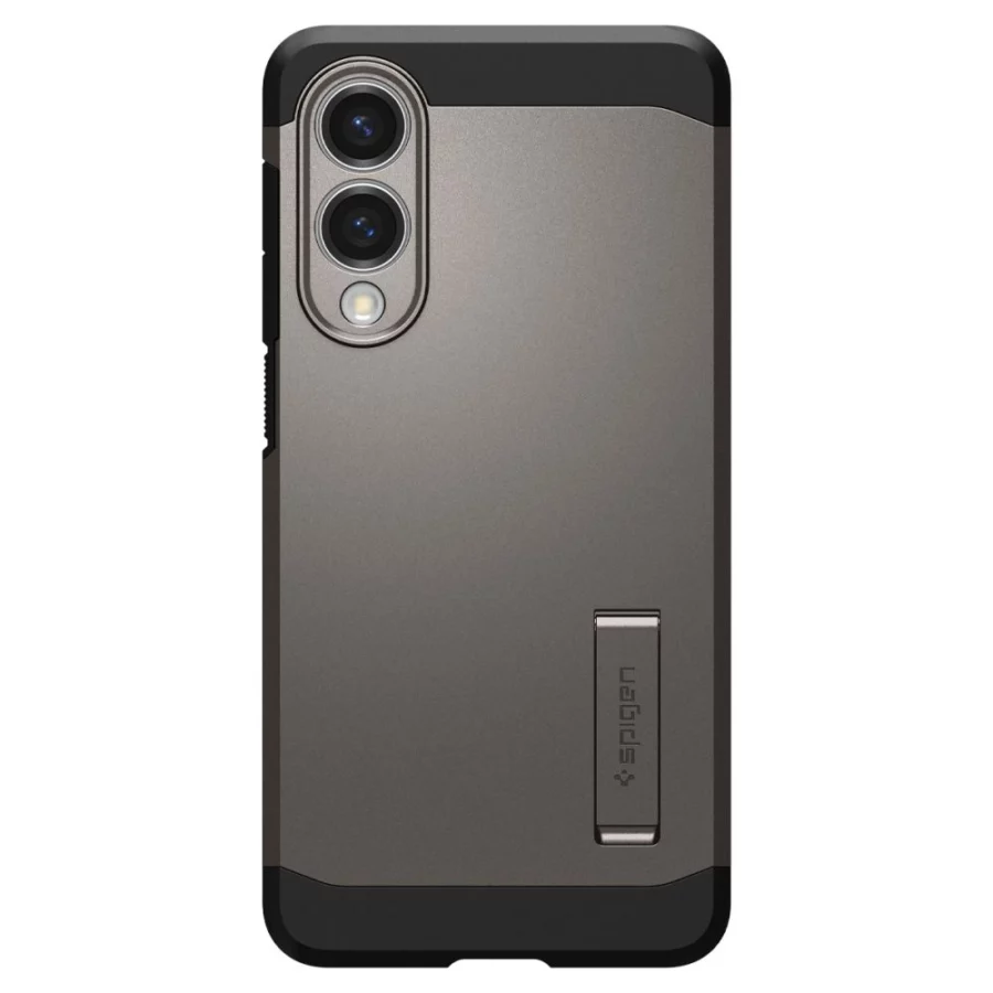 Etui Spigen Tough Armor MagSafe na Samsung Galaxy S25 Edge - szaro-czarne