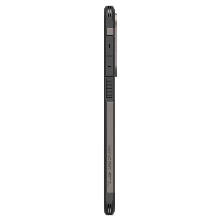 Etui Spigen Tough Armor MagSafe na Samsung Galaxy S25 Edge - szaro-czarne