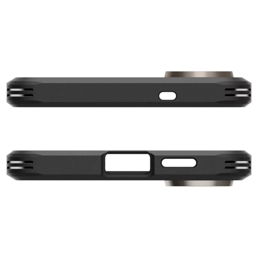 Etui Spigen Tough Armor MagSafe na Samsung Galaxy S25 Edge - szaro-czarne