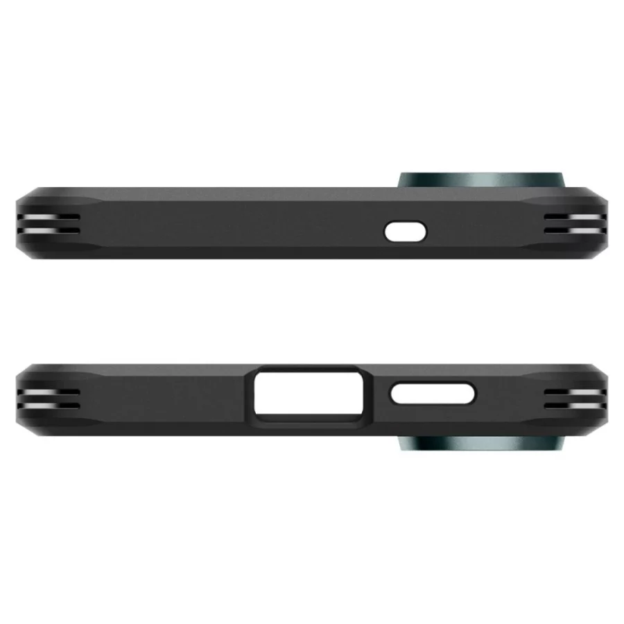 Etui Spigen Tough Armor MagSafe na Samsung Galaxy S25 Edge - zielono-czarne