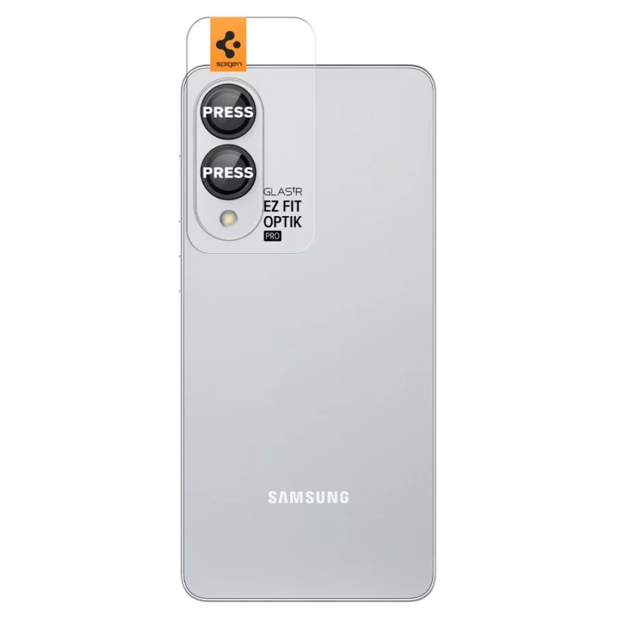 Osłona aparatu Spigen Optik Pro GLAS.TR "Ez Fit" 2-pack na Samsung Galaxy S25 Edge - czarna