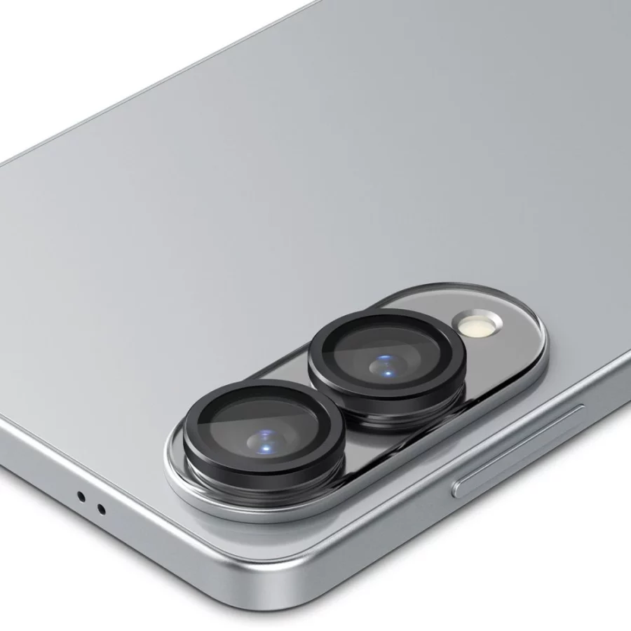 Osłona aparatu Spigen Optik Pro GLAS.TR "Ez Fit" 2-pack na Samsung Galaxy S25 Edge - czarna