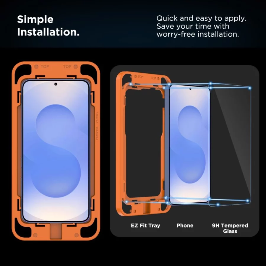 Szkło hartowane Tech-Protect Quick Set+ na Samsung Galaxy S25 - przezroczyste