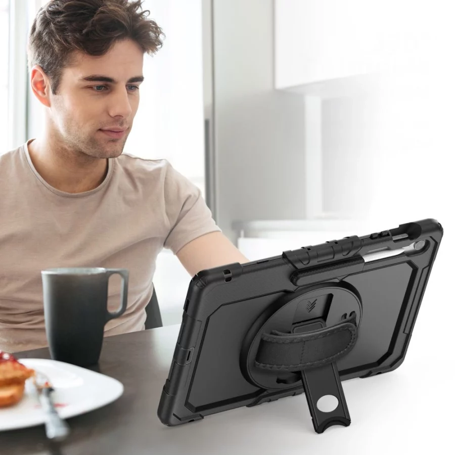Etui Tech-Protect Solid na Samsung Galaxy Tab S10 FE+ - czarne