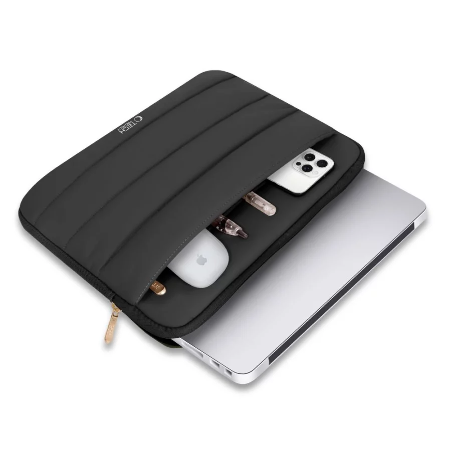 Torba Tech-Protett Fluffy na laptopa 13-14 - czarna