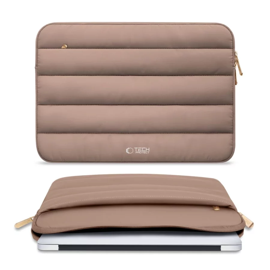 Torba Tech-Protett Fluffy na laptopa 15-16 - brązowa