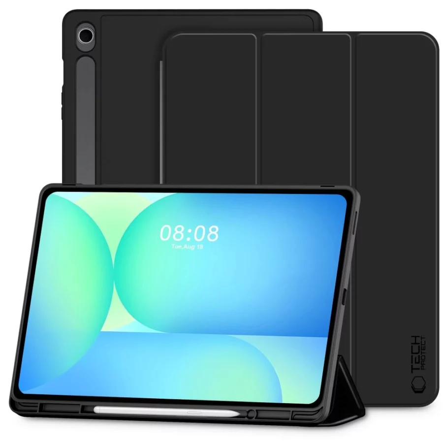 Etui TechProtect SmartCase Pen na Samsung Galaxy Tab S10 FE+ 13.1 X620 / X626B - czarne