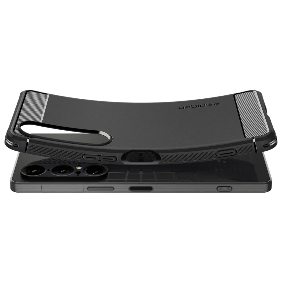 Etui Spigen Rugged Armor na Sony Xperia 1 VII - czarny mat
