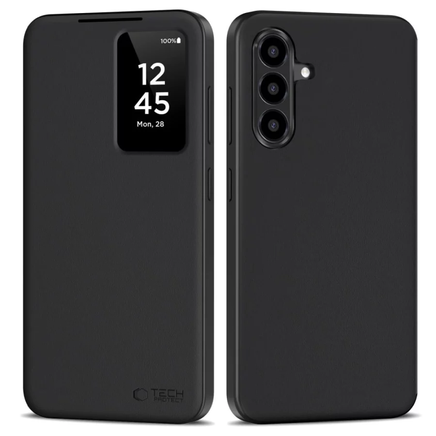 Etui Tech-Protect Smart Wallet na Samsung Galaxy A56 5G - czarny mat
