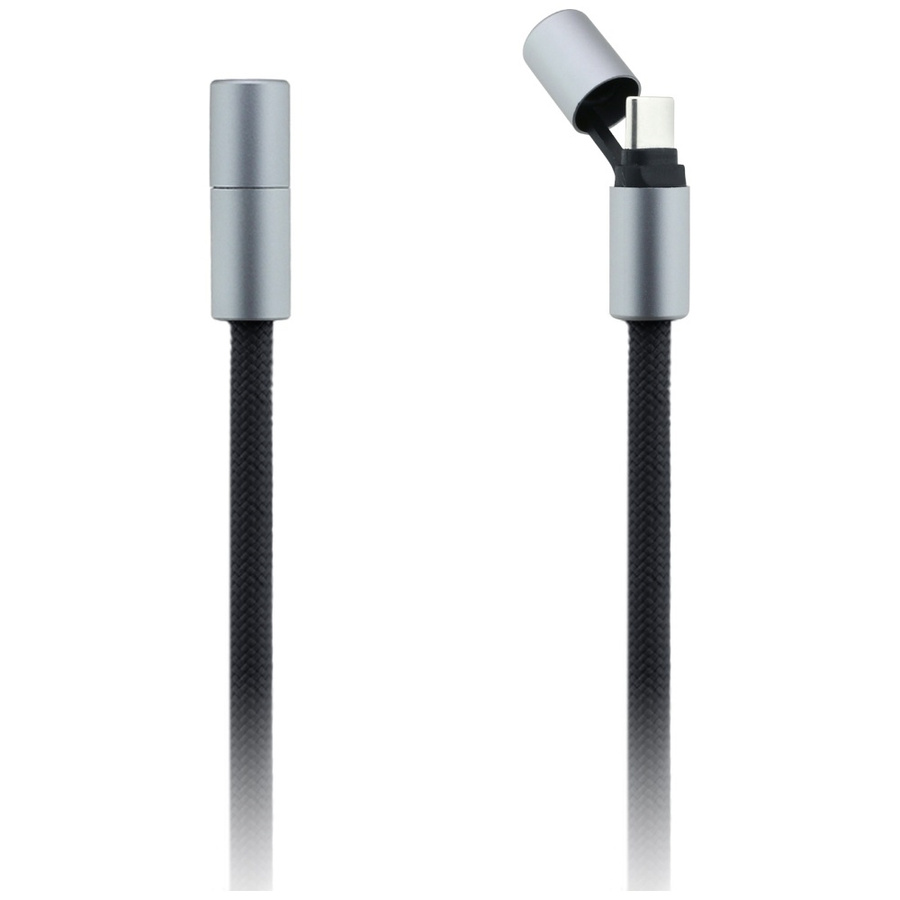 Uniwersalna smycz kabel Karl Lagerfeld   CBDY Ikonik Charm USB-C/USB-C czarny
