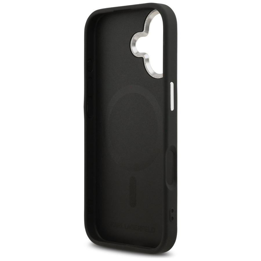 Etui Karl Lagerfeld Choupette Pin        MagSafe do iPhone 17 czarny