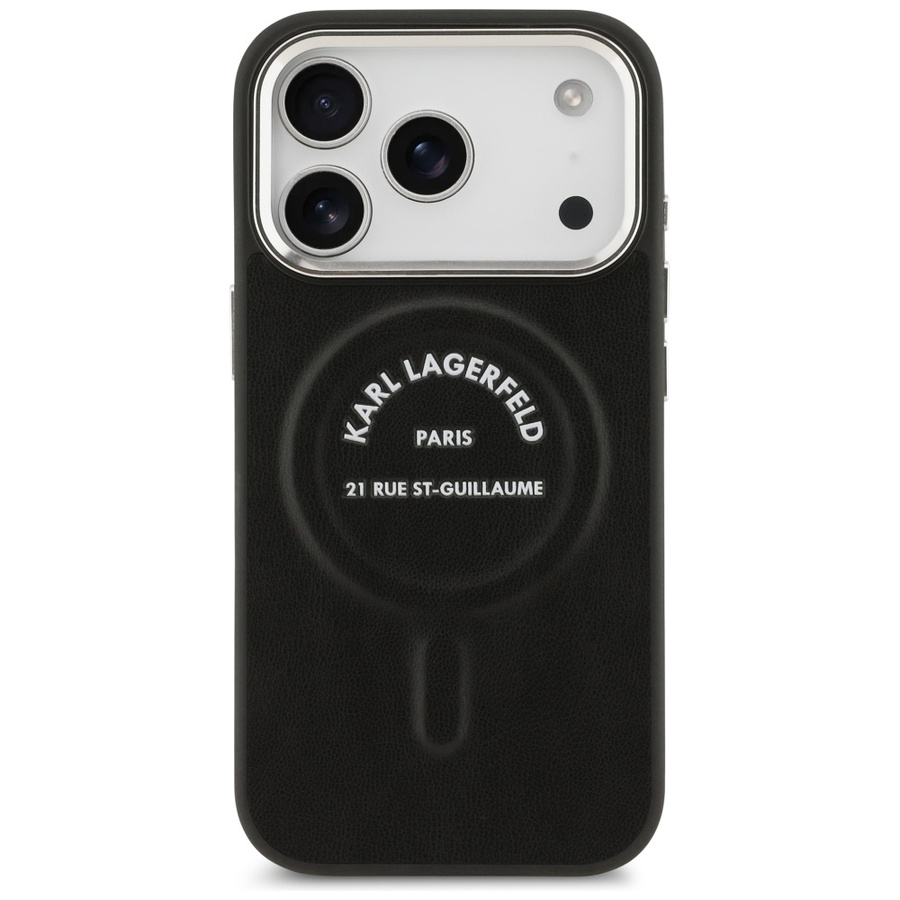Etui Karl Lagerfeld Karl RSG Logo        MagSafe do iPhone 17 Pro czarny