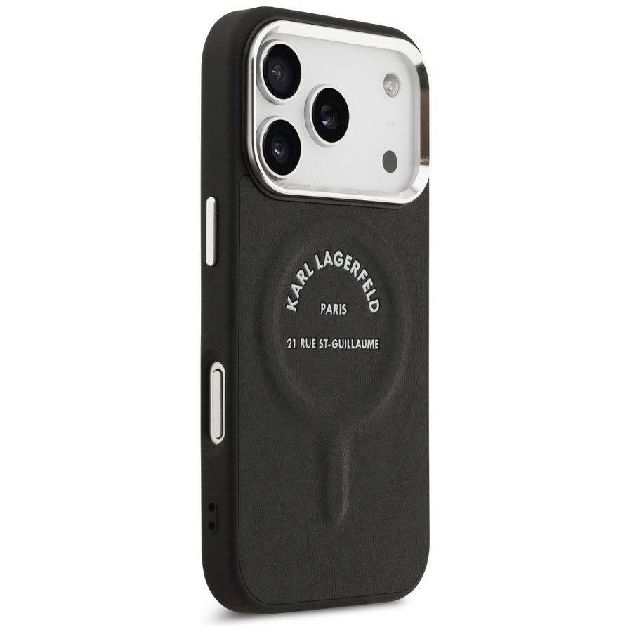 Etui Karl Lagerfeld Karl RSG Logo        MagSafe do iPhone 17 Pro czarny