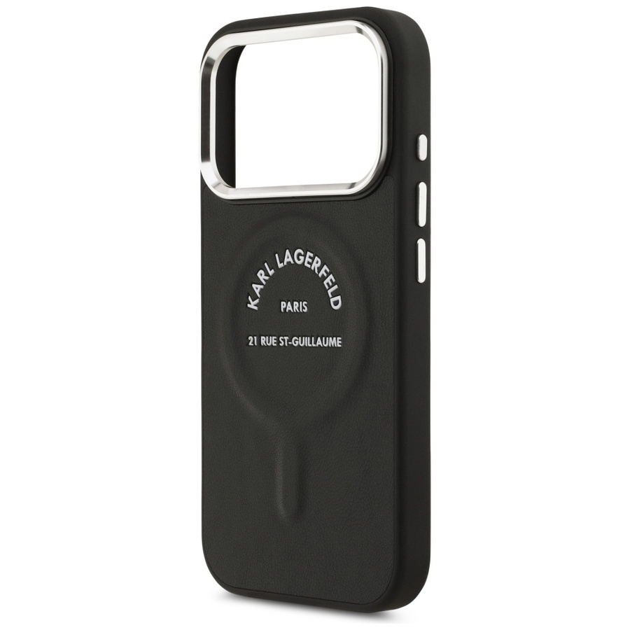 Etui Karl Lagerfeld Karl RSG Logo        MagSafe do iPhone 17 Pro czarny