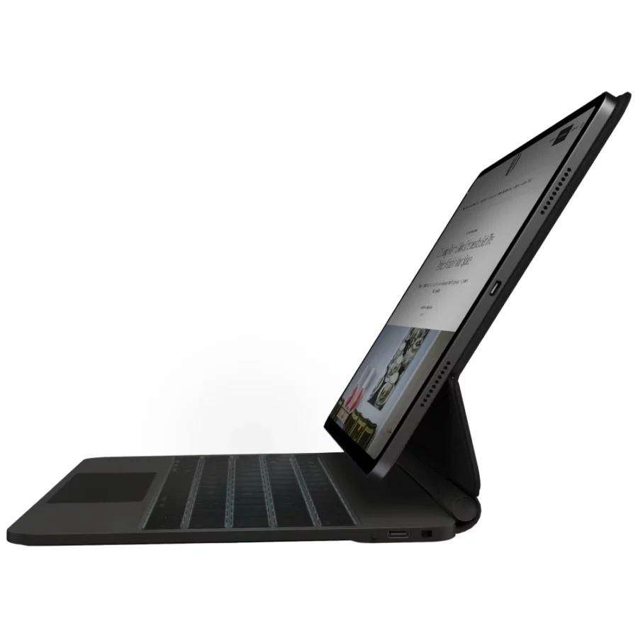 Etui UNIQ Venno Pro Magnetic Smart  z klawiaturą do iPad Air 13" 2024 / 2025 / iPad Pro 13" 2024 - czarne