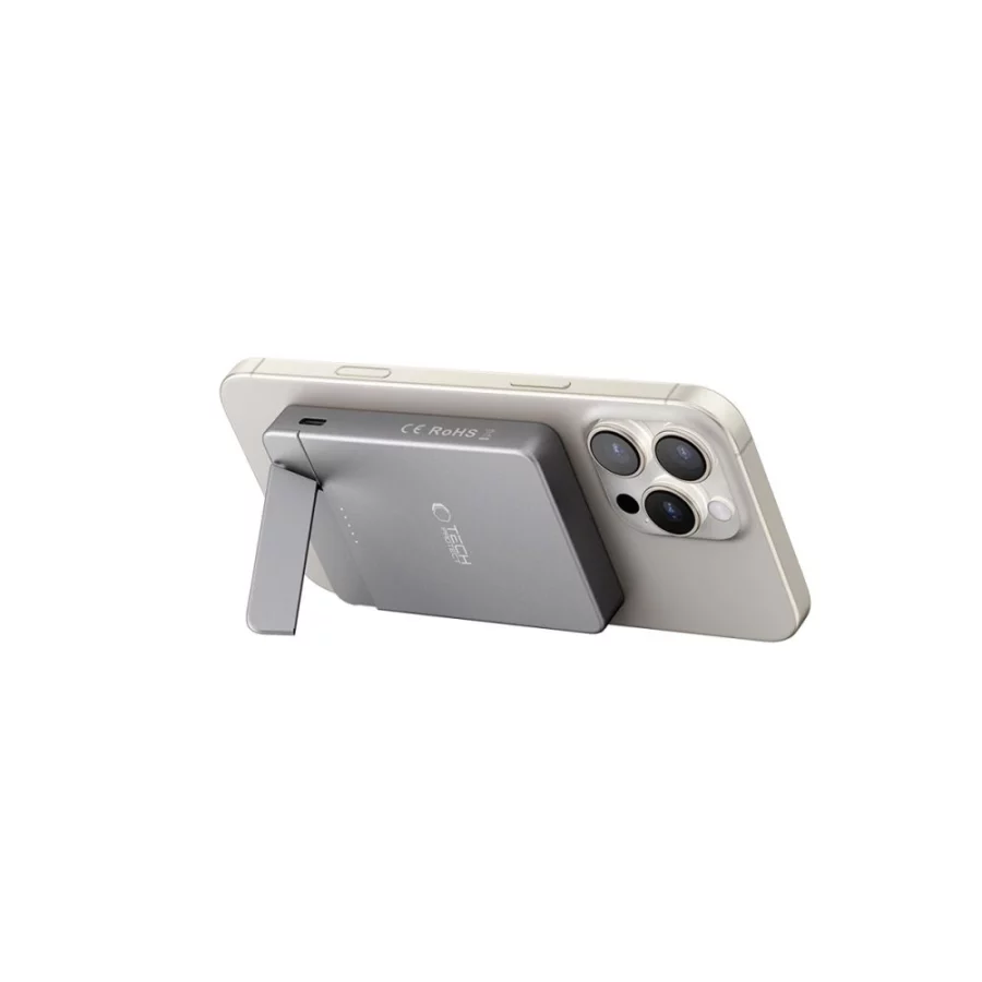 Powerbank Tech-Protect PB14 LifeMag MagSafe 5000 mAh - szary