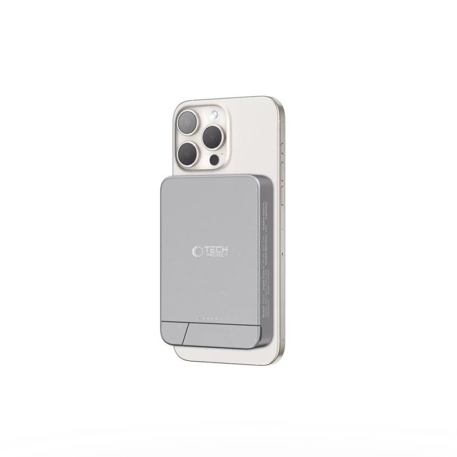 Powerbank Tech-Protect PB14 LifeMag MagSafe 10000 mAh - szary