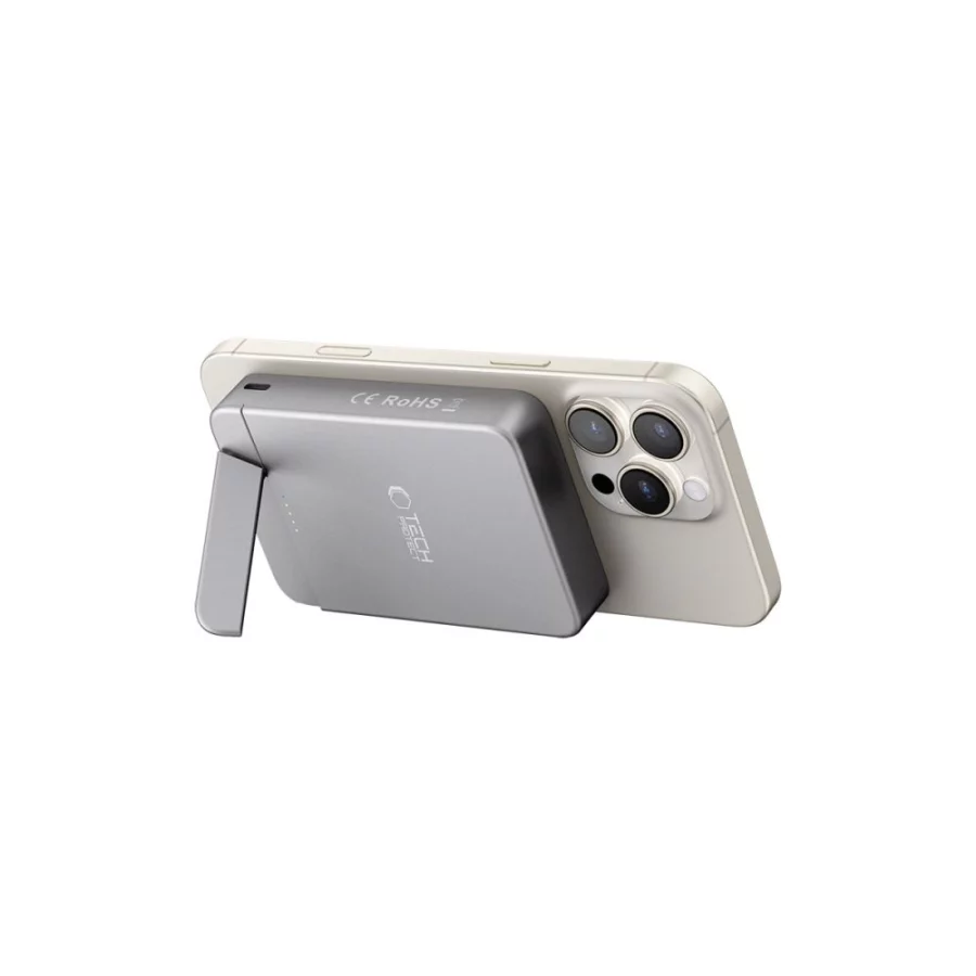 Powerbank Tech-Protect PB14 LifeMag MagSafe 10000 mAh - szary