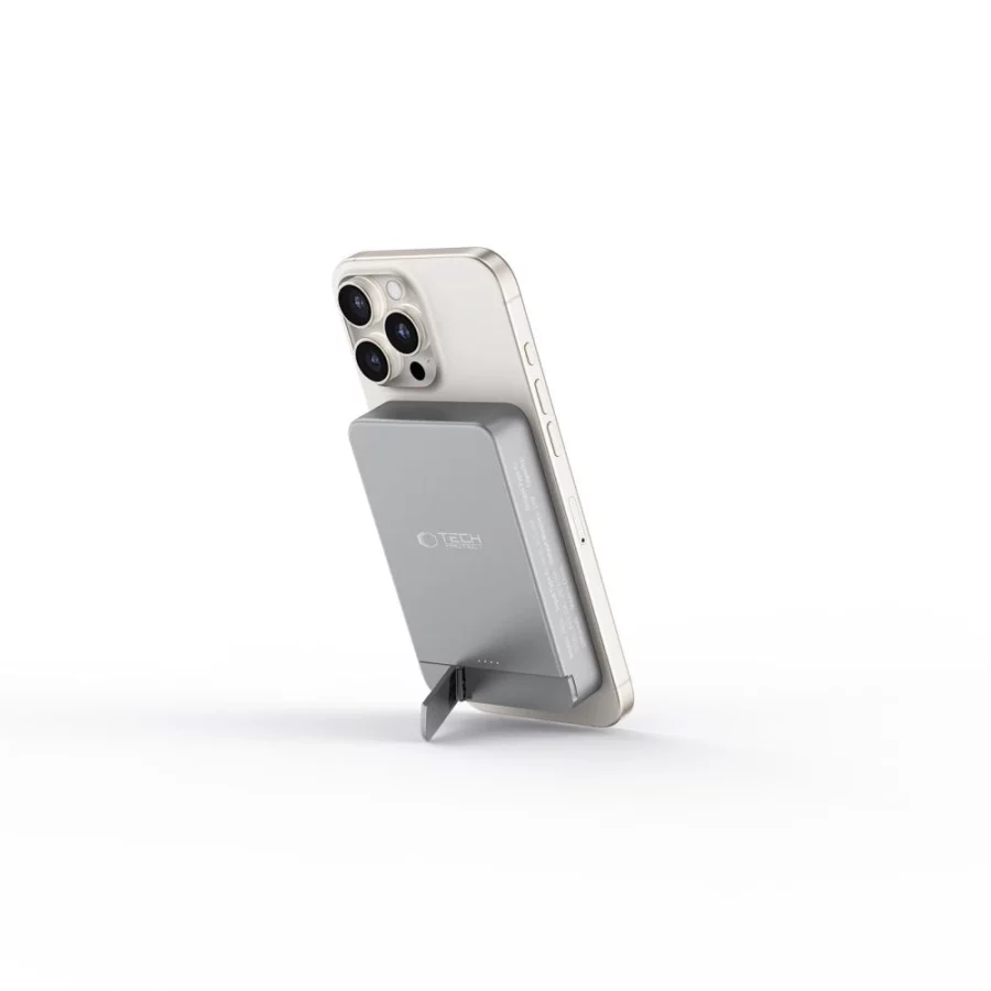 Powerbank Tech-Protect PB14 LifeMag MagSafe 10000 mAh - szary