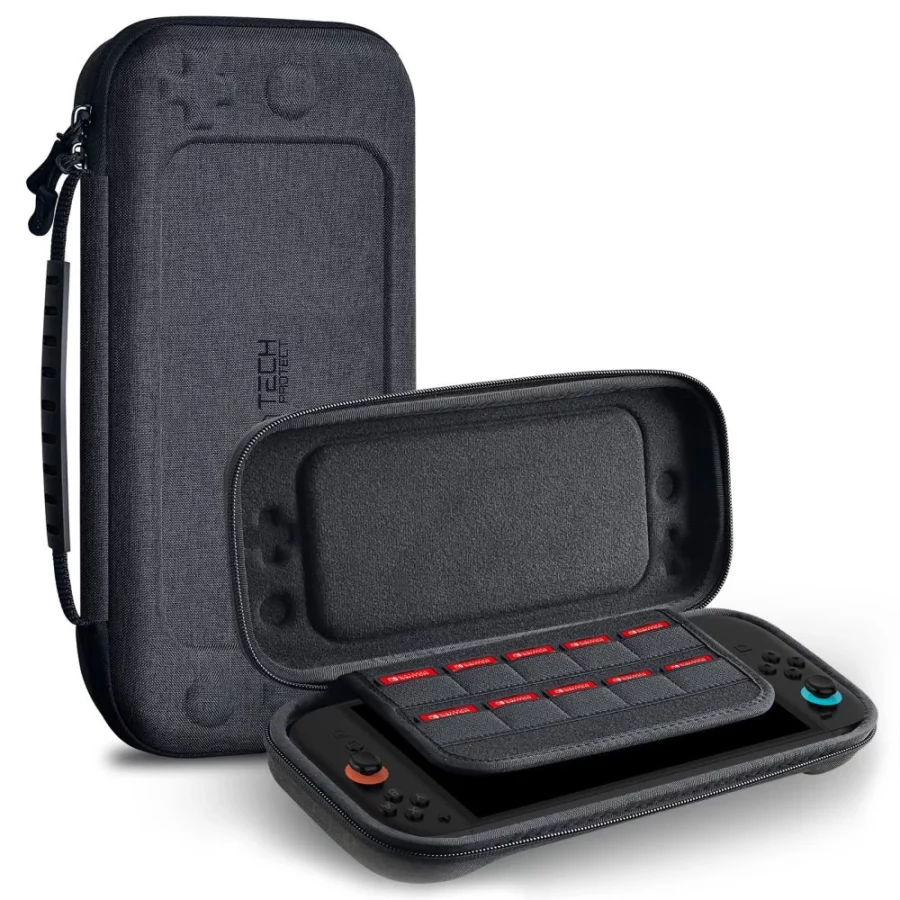 Etui Tech-Protect Hardpouch na Nintendo Switch 2 - szare