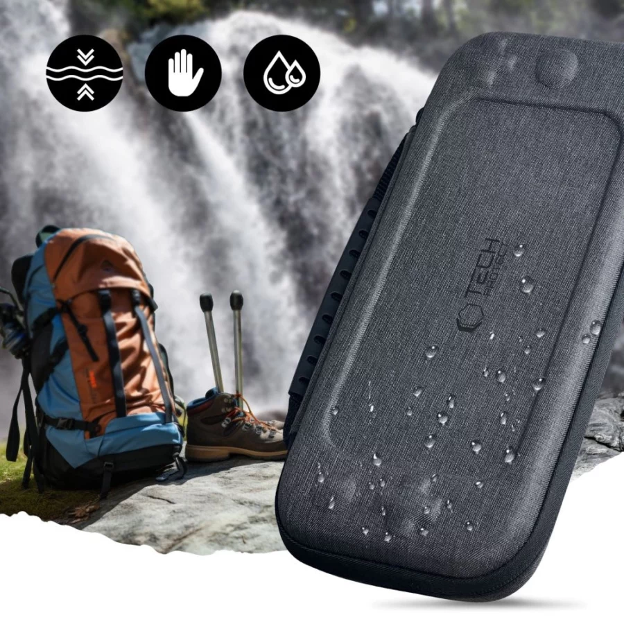 Etui Tech-Protect Hardpouch na Nintendo Switch 2 - szare