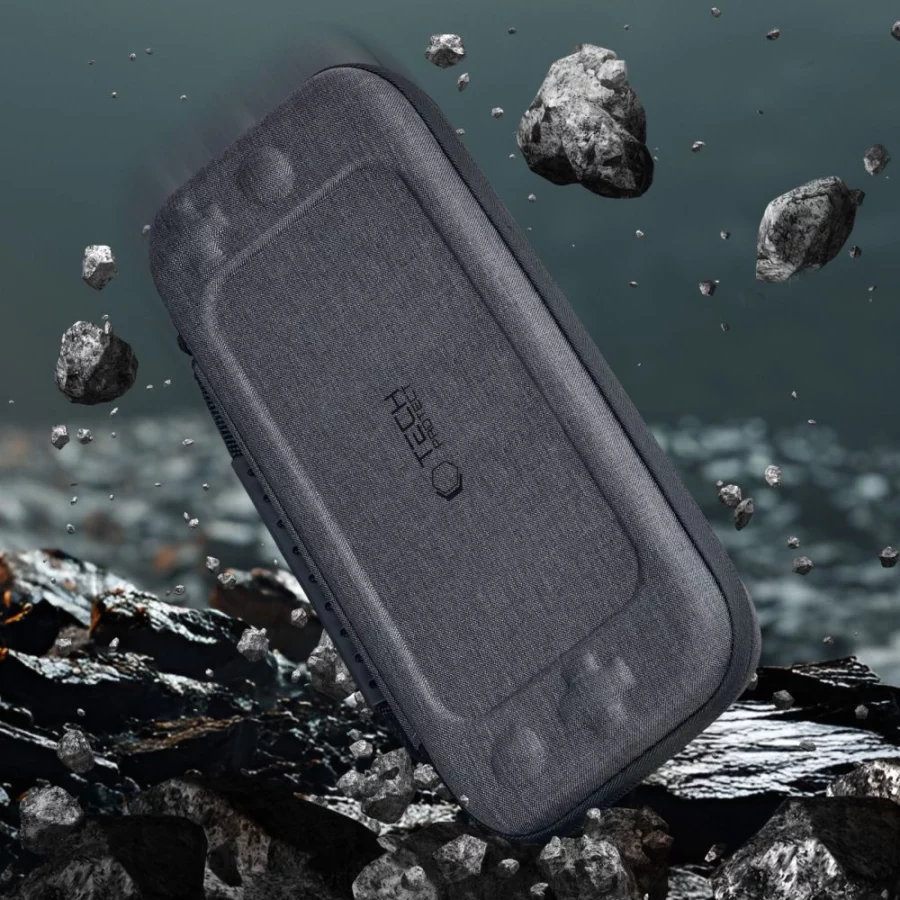 Etui Tech-Protect Hardpouch na Nintendo Switch 2 - szare