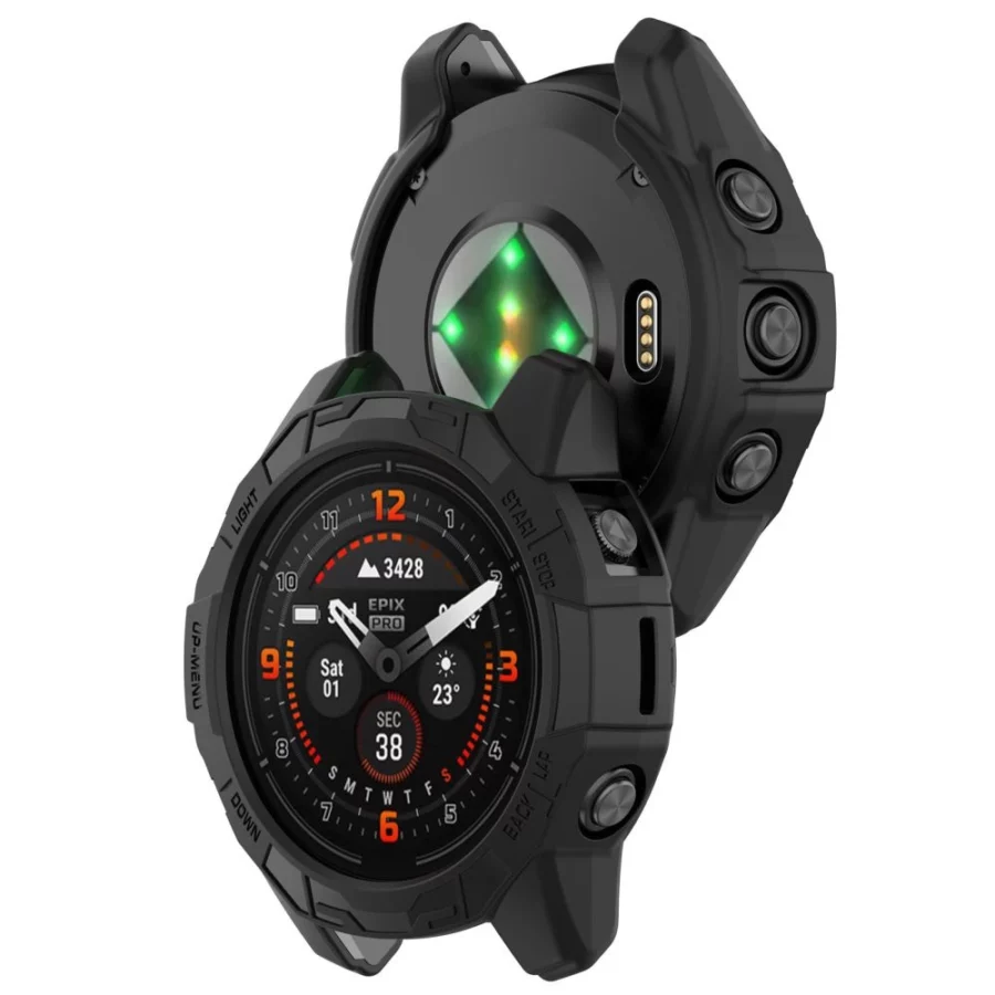 Etui Tech-Protect Defense Air na Garmin Fenix 7 / 7 Pro - czarne