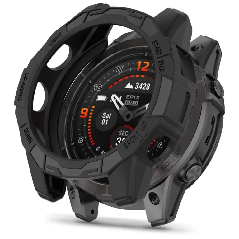 Etui Tech-Protect Defense Air na Garmin Fenix 7X / 7X Pro - czarne