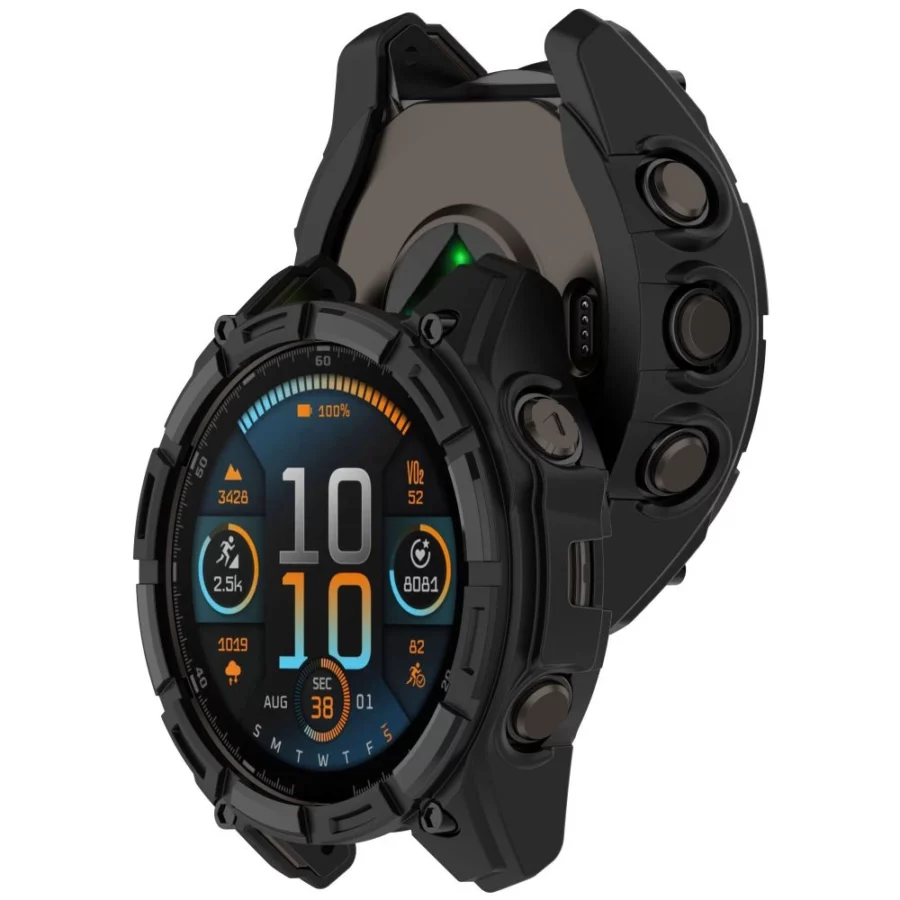 Etui Tech-Protect Defense Air na Garmin Fenix 8 51 mm - czarne